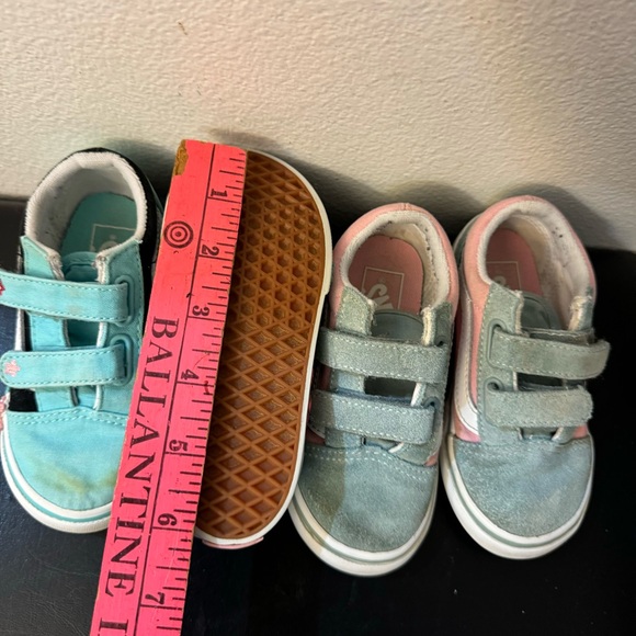 Vans Kids Sneakers – Teal and Pink shoes (Set of 2) - Picture 14 of 14